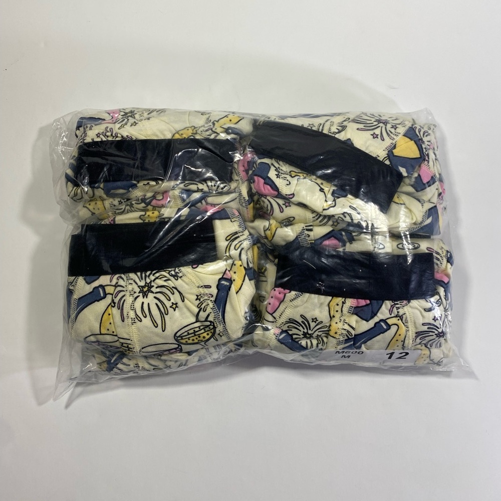 MeUndies Wine Print Boxer Briefs Underwear Mens Size Medium 12 Pack *NEW*